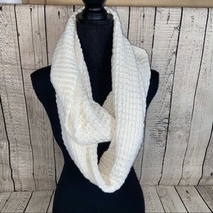 Infinity scarf wrap, cream